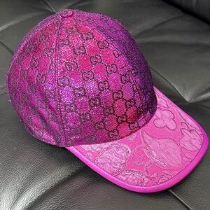 Gucci GG Metallic Pink Baseball Cap